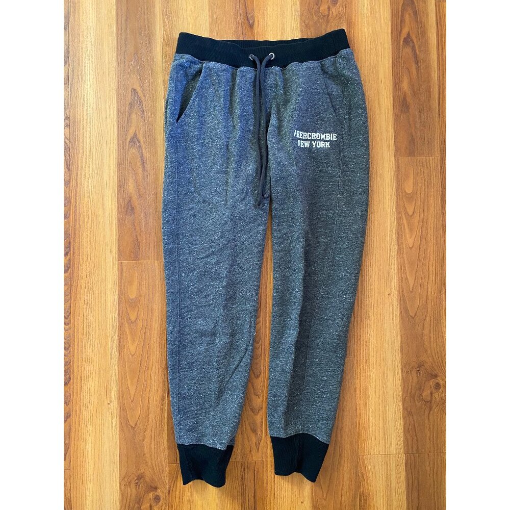 Abercrombie Gray and Black Joggers - Picture 1 of 3